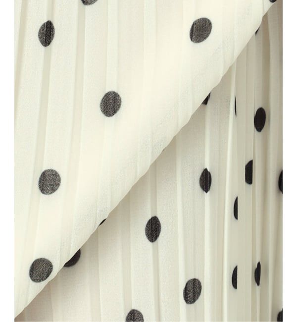 Spick and Span「《WEB限定 / 追加》ドットプリーツイージースカート」|スカート|