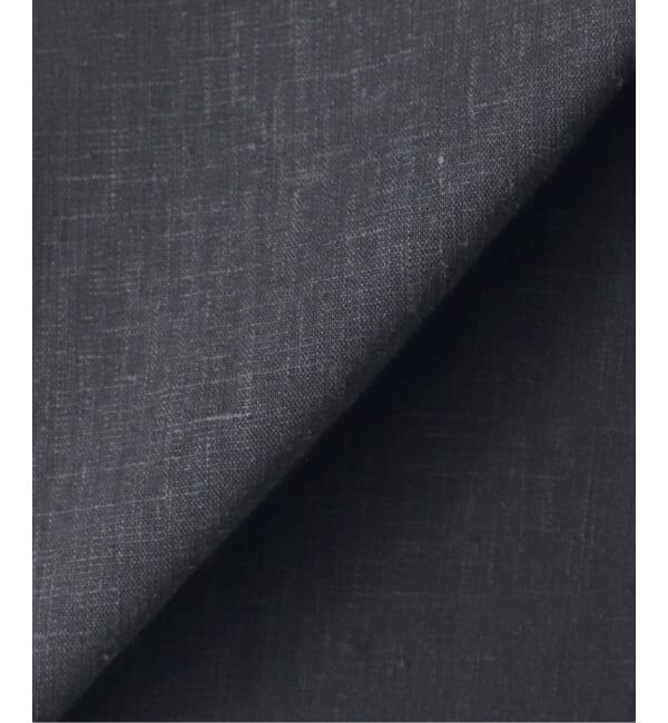 NOBLE「《セットアップ対応》麻ストレッチVカラージャケット」|ノーカラージャケット|