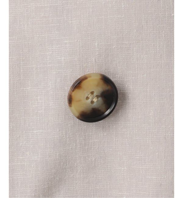 NOBLE「《セットアップ対応》麻ストレッチVカラージャケット」|ノーカラージャケット|