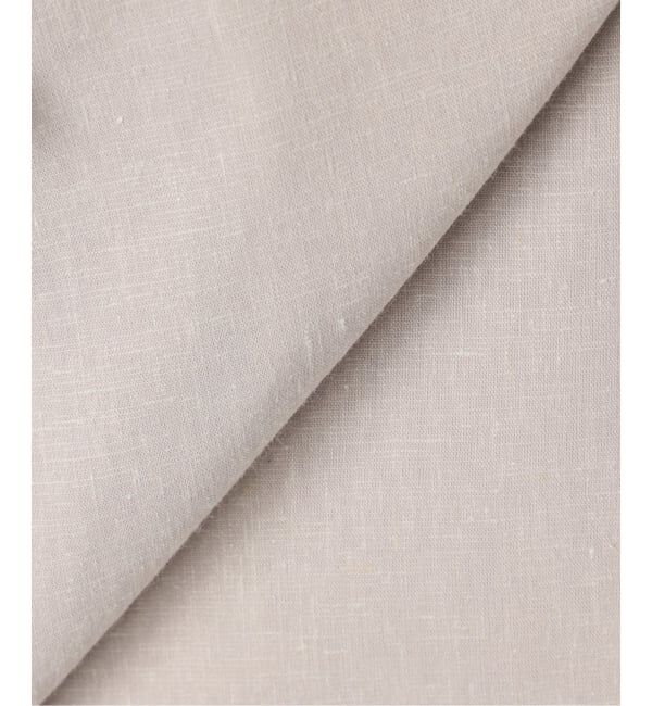 NOBLE「《セットアップ対応》麻ストレッチVカラージャケット」|ノーカラージャケット|