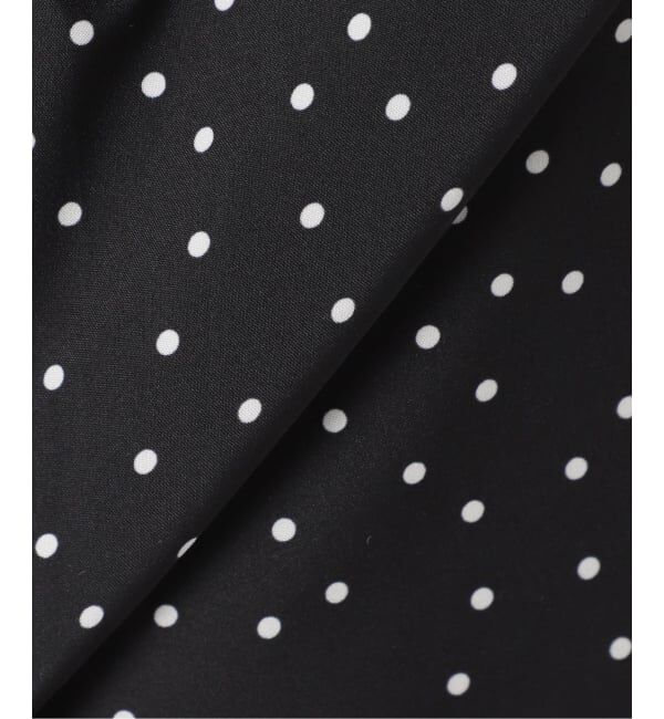 Spick and Span「《WEB限定 / 追加》ドットプリントイージーストレートパンツ」|スラックス|