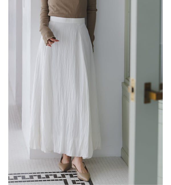 NOBLE「ピーチブライトバルーンスカート」|スカート|