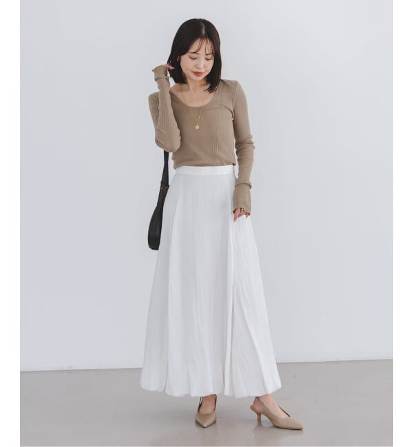 NOBLE「ピーチブライトバルーンスカート」|スカート|