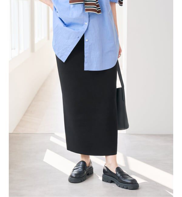 Spick and Span「ストレートニットスカート」|スカート|