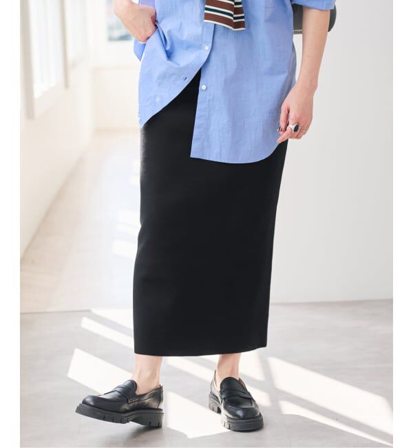 Spick and Span「ストレートニットスカート」|スカート|