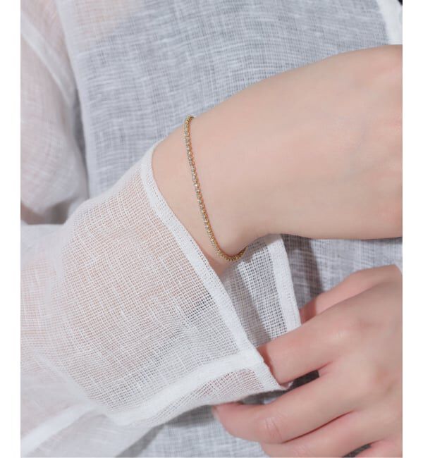 Lilas by Spick&Span「ダイヤテニスブレスレット1ct K18」|ブレスレット・バングル|ゴールド