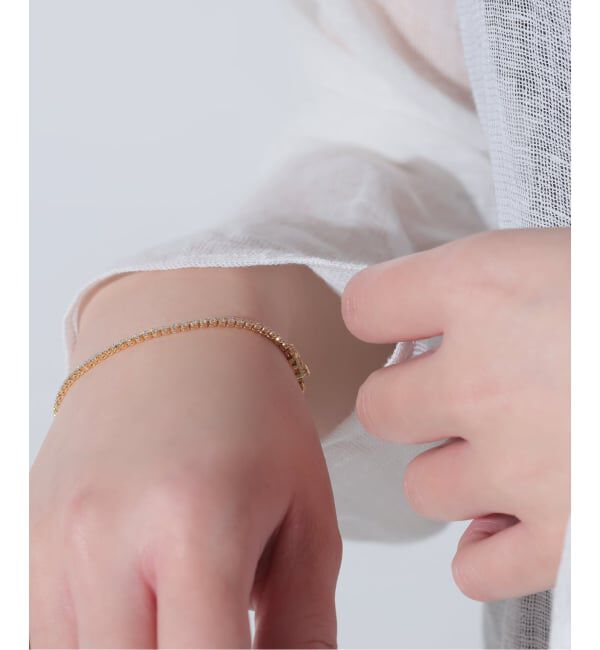 Lilas by Spick&Span「ダイヤテニスブレスレット1ct K18」|ブレスレット・バングル|