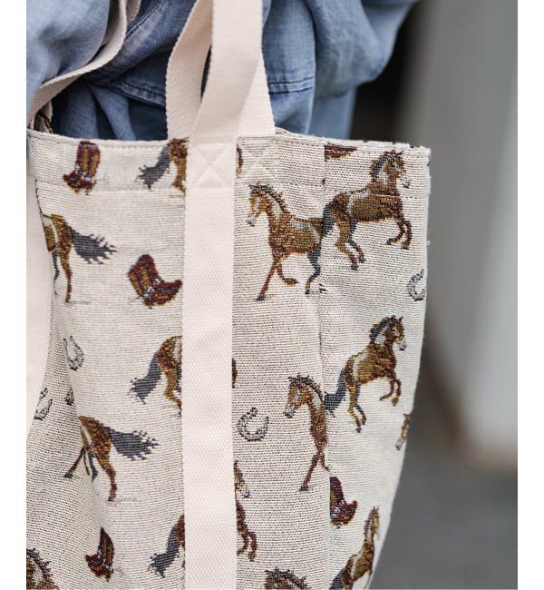 FRAMeWORK「≪追加≫PAYDAY/ペイデイ JACQUARD HORSE トート」|トートバッグ|