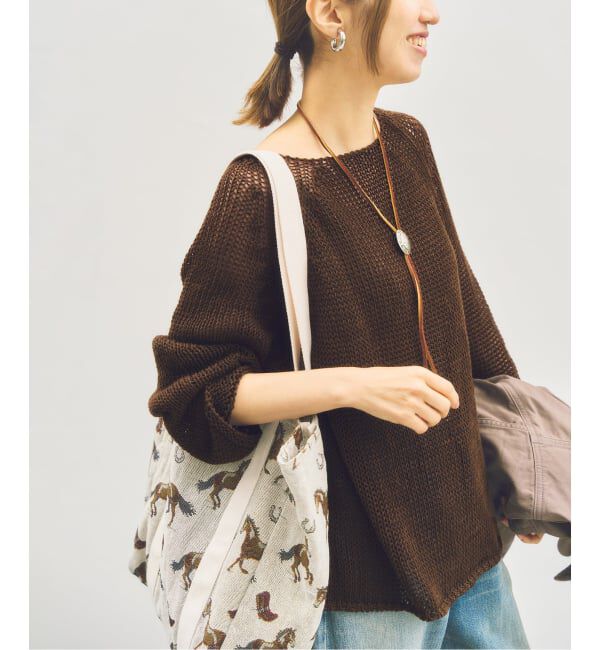 FRAMeWORK「≪追加≫LINEN CORD ニット 2」|ニット・セーター|