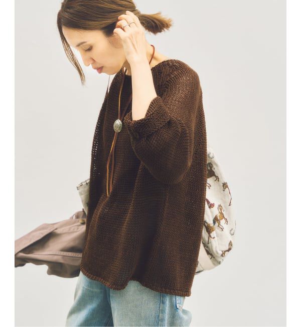 FRAMeWORK「≪追加≫LINEN CORD ニット 2」|ニット・セーター|