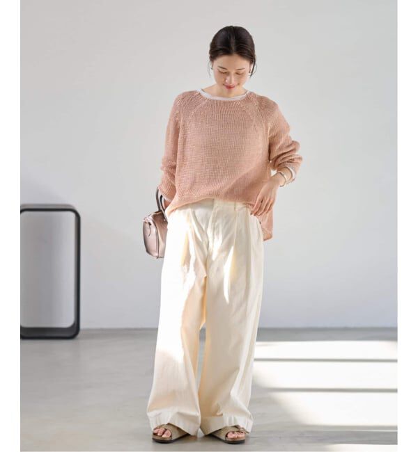 FRAMeWORK「≪追加≫LINEN CORD ニット 2」|ニット・セーター|