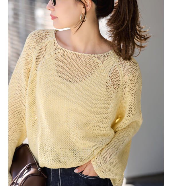 FRAMeWORK「≪追加≫LINEN CORD ニット 2」|ニット・セーター|