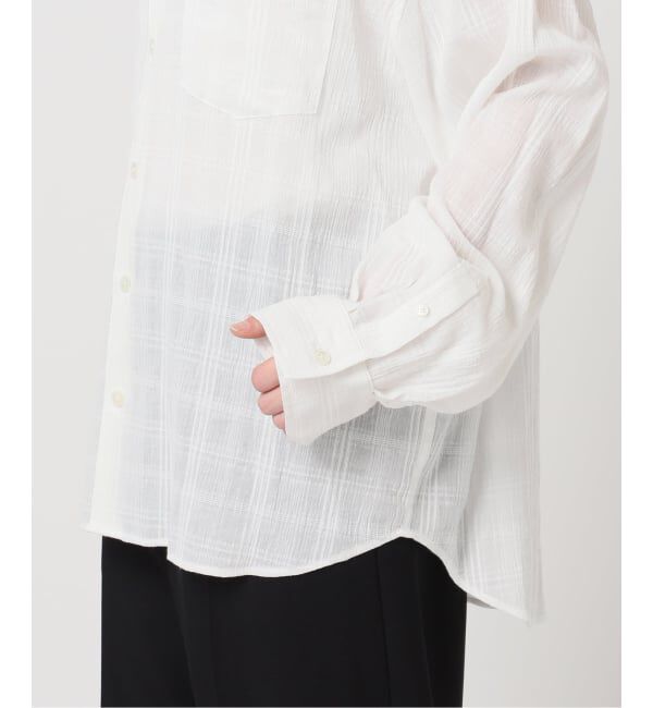 U by SPICK&SPAN「《予約》LOW CLASSIC Lc / ロウ クラシック エルシー OVERSIZED LC CHECKED SHIR」|シャツ・ブラウス|