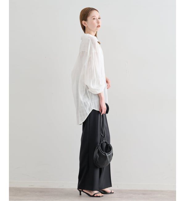 U by SPICK&SPAN「《予約》LOW CLASSIC Lc / ロウ クラシック エルシー OVERSIZED LC CHECKED SHIR」|シャツ・ブラウス|