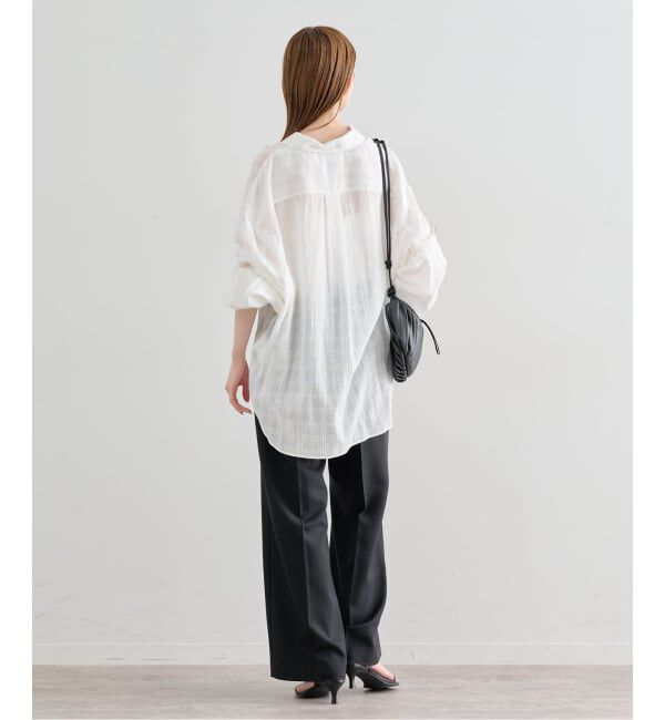 U by SPICK&SPAN「《予約》LOW CLASSIC Lc / ロウ クラシック エルシー OVERSIZED LC CHECKED SHIR」|シャツ・ブラウス|