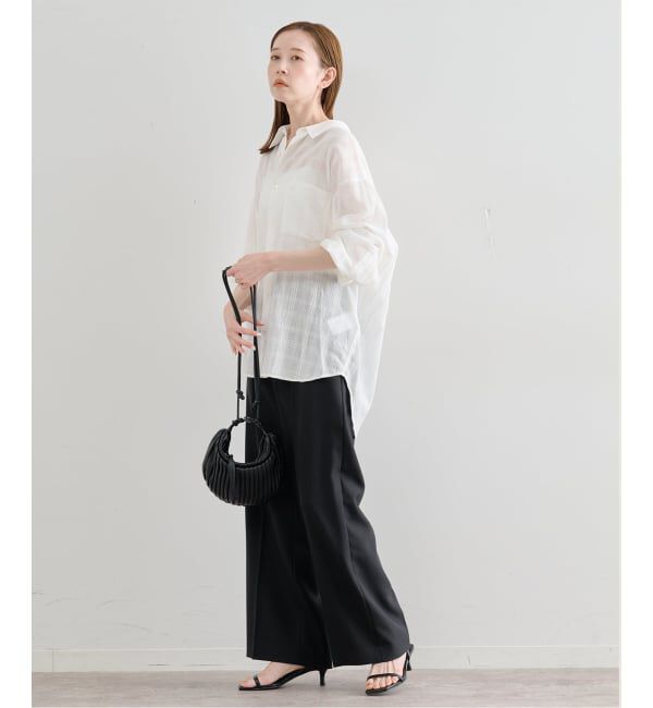 U by SPICK&SPAN「《予約》LOW CLASSIC Lc / ロウ クラシック エルシー OVERSIZED LC CHECKED SHIR」|シャツ・ブラウス|