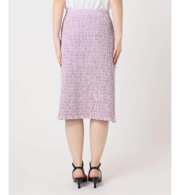 U by SPICK&SPAN「《予約》Atelier Edition/アトリエ エディション SMOCKED BANDING SKIRT」|スカート|