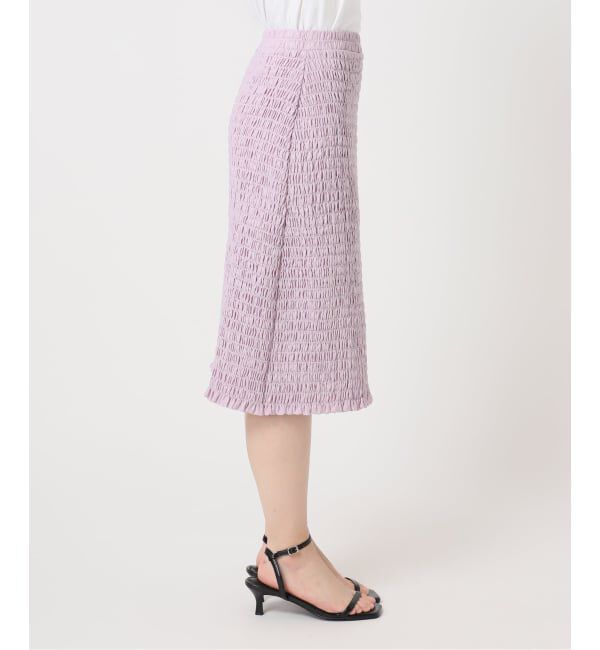 U by SPICK&SPAN「《予約》Atelier Edition/アトリエ エディション SMOCKED BANDING SKIRT」|スカート|