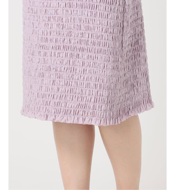 U by SPICK&SPAN「《予約》Atelier Edition/アトリエ エディション SMOCKED BANDING SKIRT」|スカート|