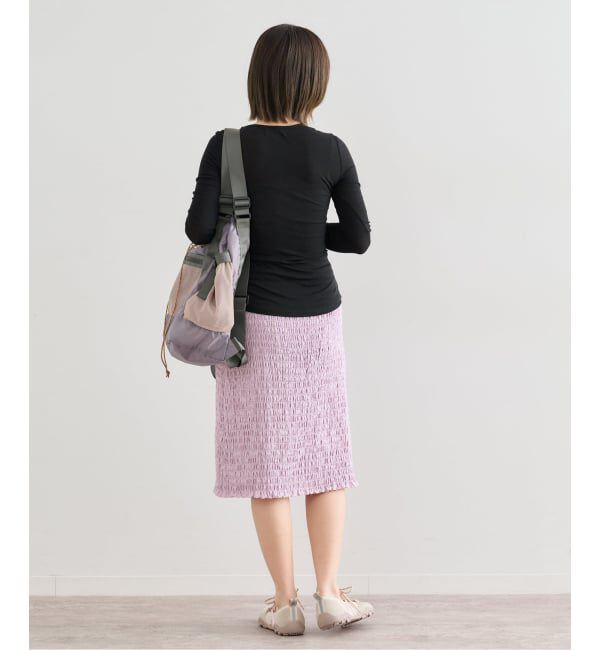 U by SPICK&SPAN「《予約》Atelier Edition/アトリエ エディション SMOCKED BANDING SKIRT」|スカート|