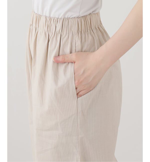 FRAMeWORK「BASERANGE/ベースレンジ CLAUDE PANTS(ベージュ)」|スラックス|