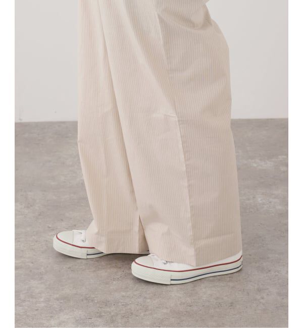 FRAMeWORK「BASERANGE/ベースレンジ CLAUDE PANTS(ベージュ)」|スラックス|