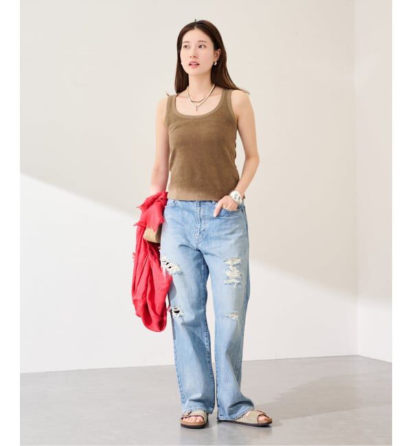 FRAMeWORK「ASAUCE MELER/アソースメレ オーガニックリネンドライキャンバススクエア100」|ストール|