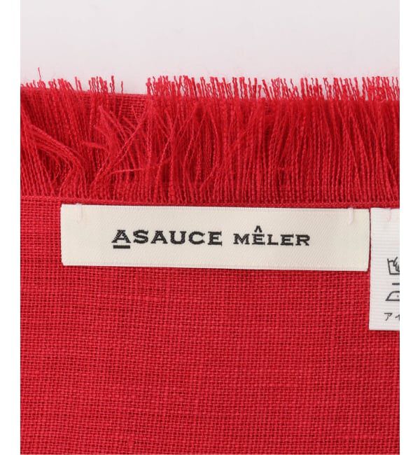 FRAMeWORK「ASAUCE MELER/アソースメレ オーガニックリネンドライキャンバススクエア100」|ストール|