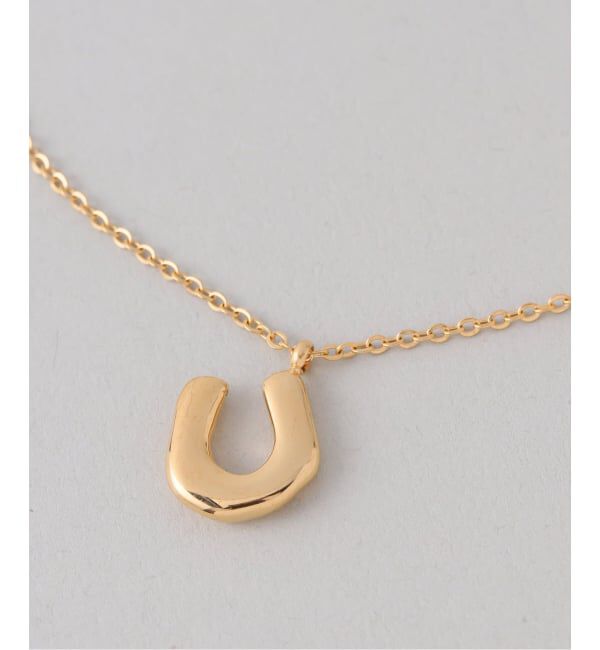 NOBLE「《追加予約》PETIT MOMENTS/プティモーメント Horse Shoe Charm Necklace」|ネックレス|