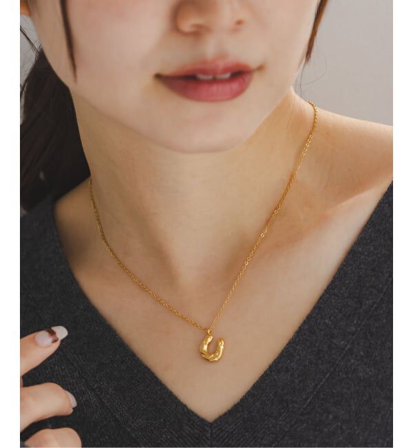 NOBLE「《追加予約》PETIT MOMENTS/プティモーメント Horse Shoe Charm Necklace」|ネックレス|