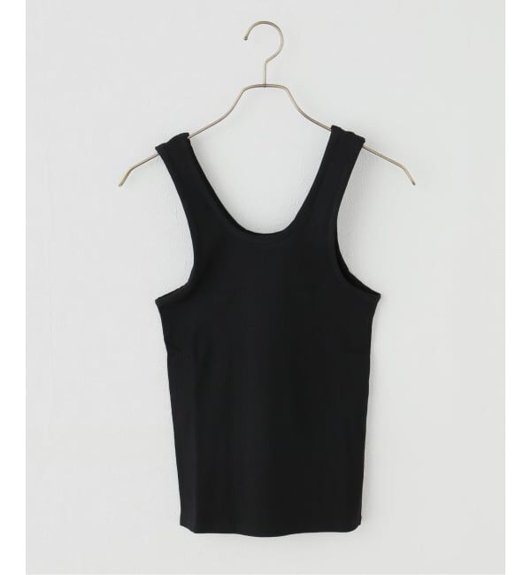 U by SPICK&SPAN「GOAT/ゴート RIB TANK TOP」|タンクトップ|ブラック