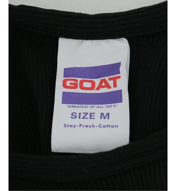 U by SPICK&SPAN「GOAT/ゴート RIB TANK TOP」|タンクトップ|