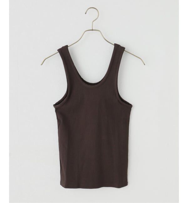 U by SPICK&SPAN「GOAT/ゴート RIB TANK TOP」|タンクトップ|ブラウン