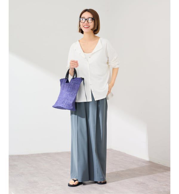 FRAMeWORK「HEMP COTTON リングドット3WAY カーディガン」|カーディガン|