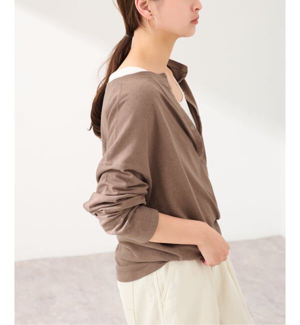 FRAMeWORK「HEMP COTTON リングドット3WAY カーディガン」|カーディガン|