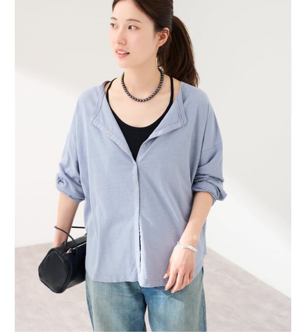 FRAMeWORK「HEMP COTTON リングドット3WAY カーディガン」|カーディガン|