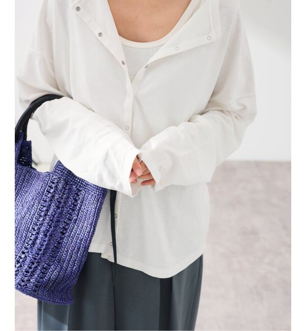 FRAMeWORK「HEMP COTTON リングドット3WAY カーディガン」|カーディガン|