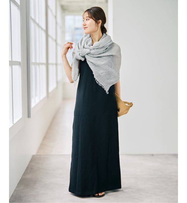 Spick and Span「《新色有り / 追加予約》CHLORIS / クロリス リネンストール」|ストール|