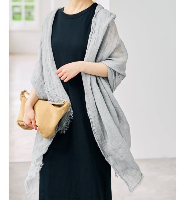 Spick and Span「《新色有り / 追加予約》CHLORIS / クロリス リネンストール」|ストール|