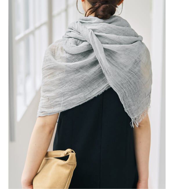 Spick and Span「《新色有り / 追加予約》CHLORIS / クロリス リネンストール」|ストール|