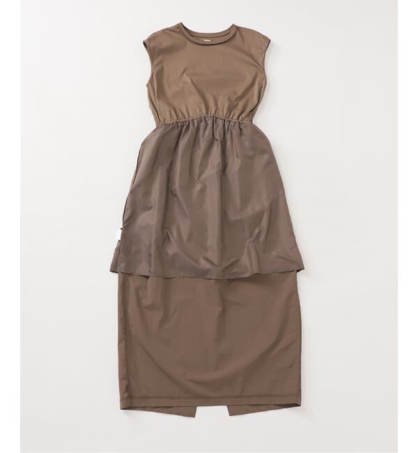  「《予約》【洗える】タフタドッキングワンピース」|ワンピース|