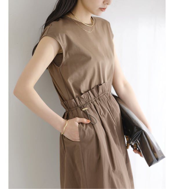  「《予約》【洗える】タフタドッキングワンピース」|ワンピース|