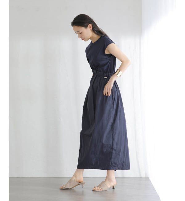  「《予約》【洗える】タフタドッキングワンピース」|ワンピース|