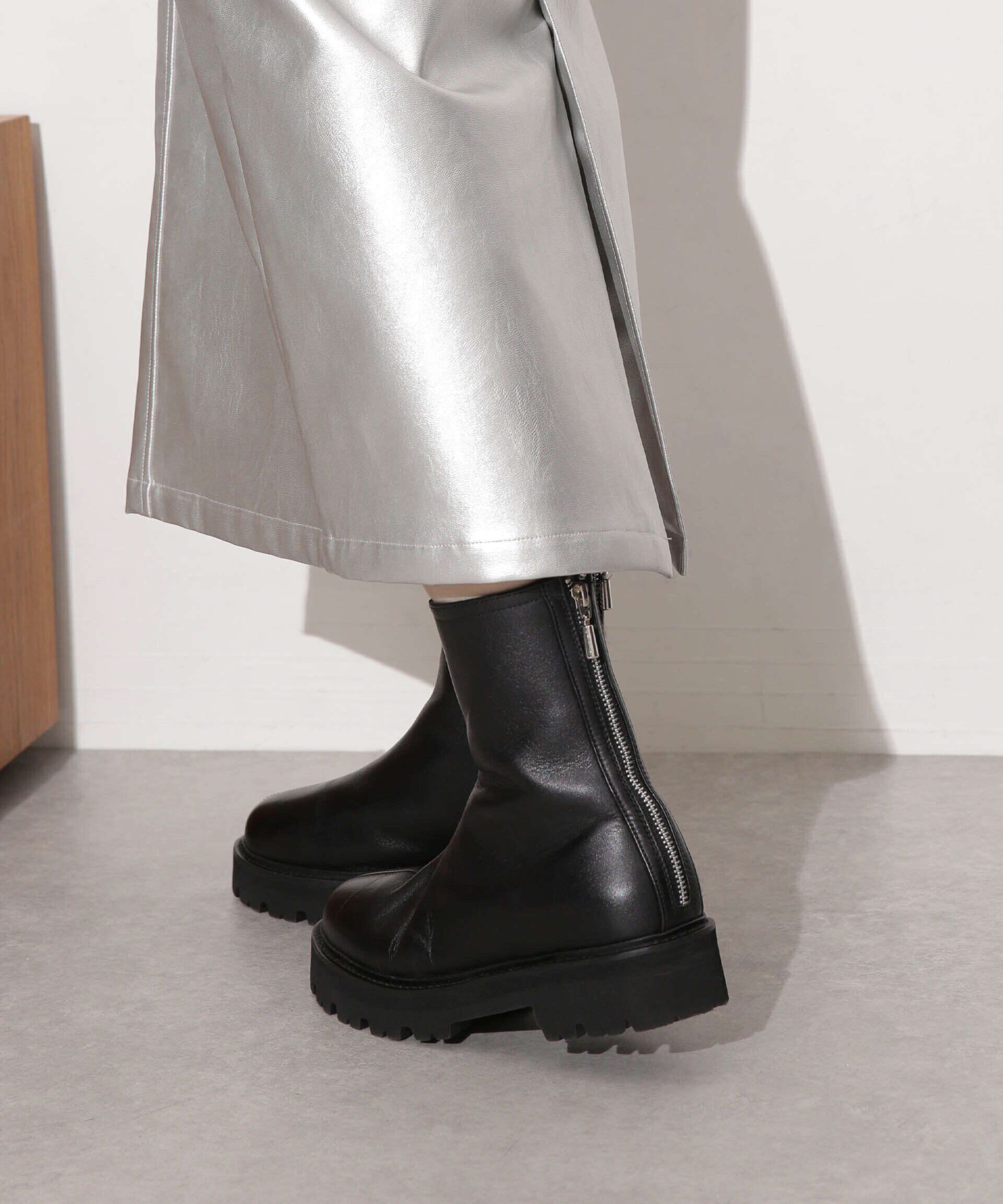 nano･universe「CAMINANDO/BACK ZIP BOOTS」|ショートブーツ|