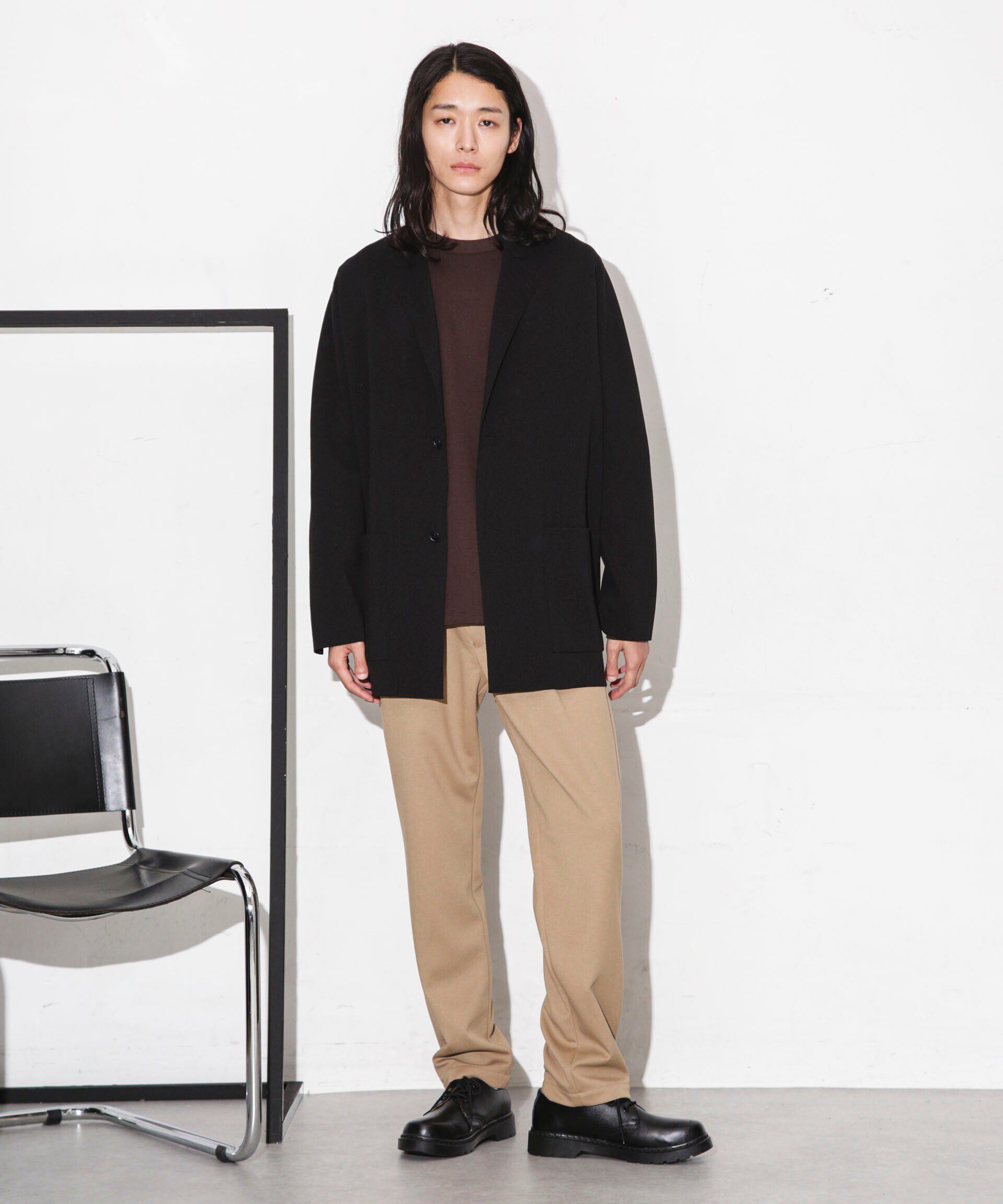 nano･universe「｢ESSENTIAL LINE｣ミラノリブジャケット」|テーラードジャケット|