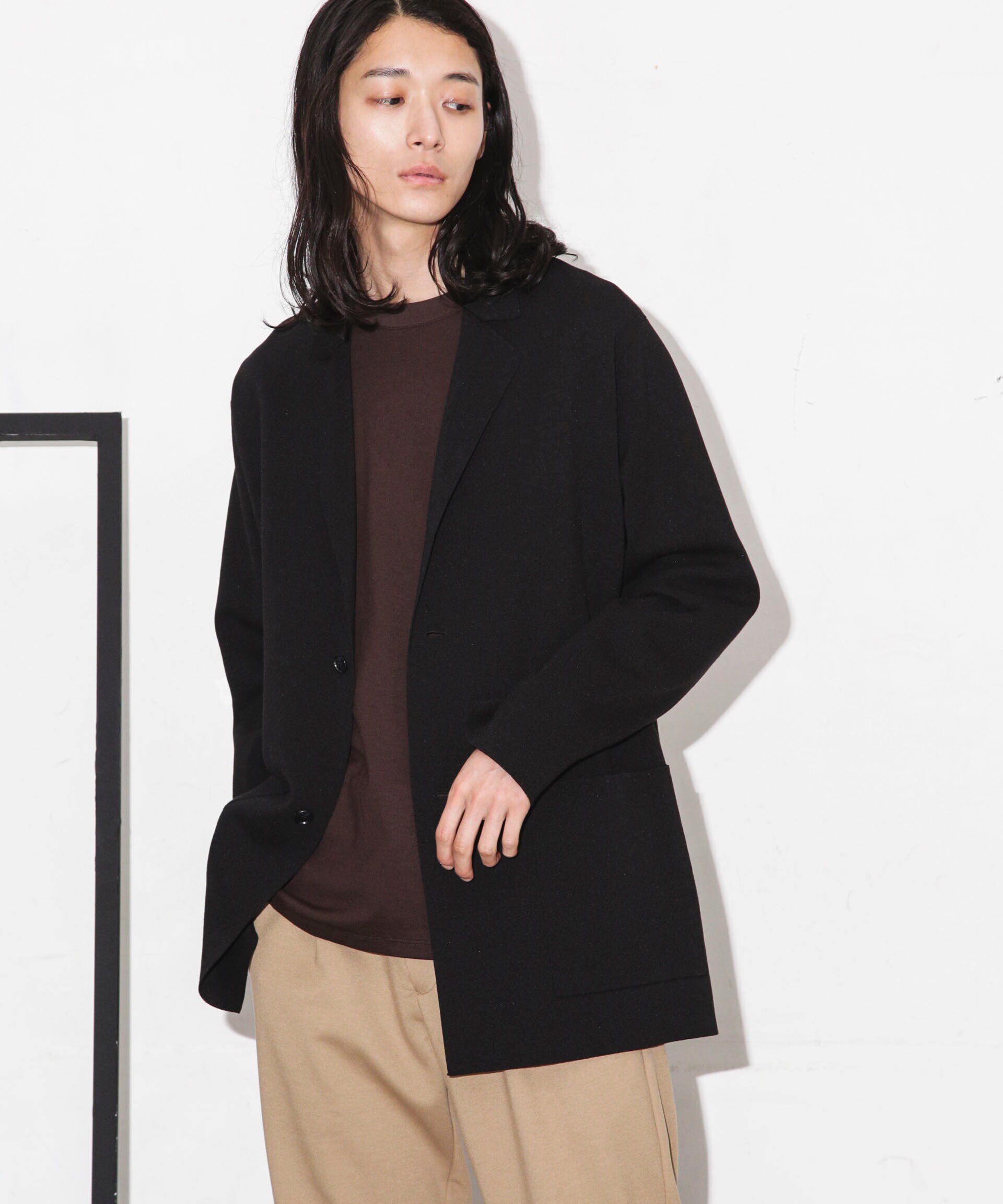 nano･universe「｢ESSENTIAL LINE｣ミラノリブジャケット」|テーラードジャケット|