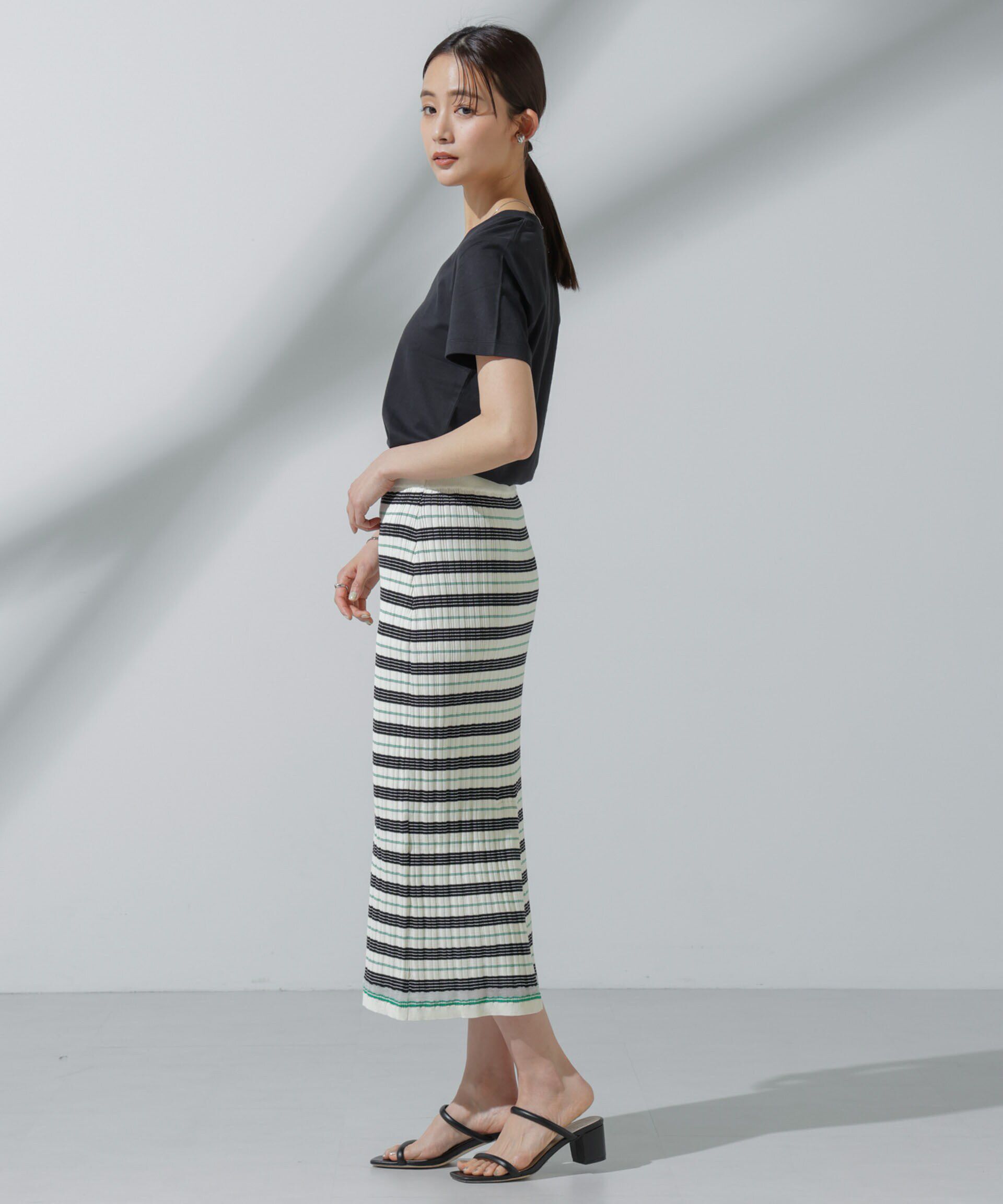 nano･universe「Anti Soaked(R) 汗染み防止 VネックTシャツ」|Tシャツ・カットソー|