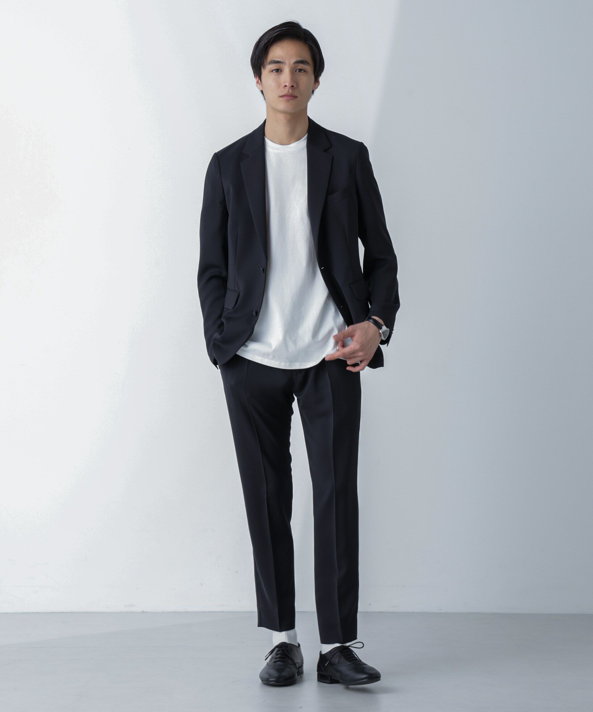 nano･universe「「Damerino」ライトウェイトストレッチセットアップ」|スーツ|