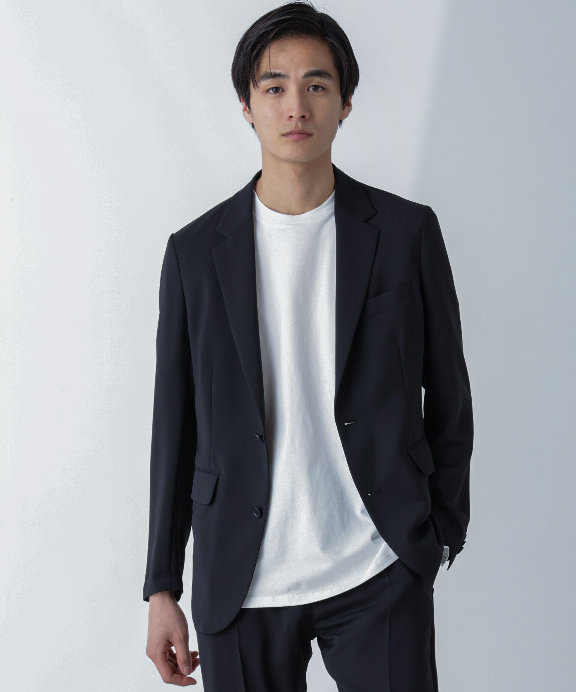 nano･universe「「Damerino」ライトウェイトストレッチセットアップ」|スーツ|