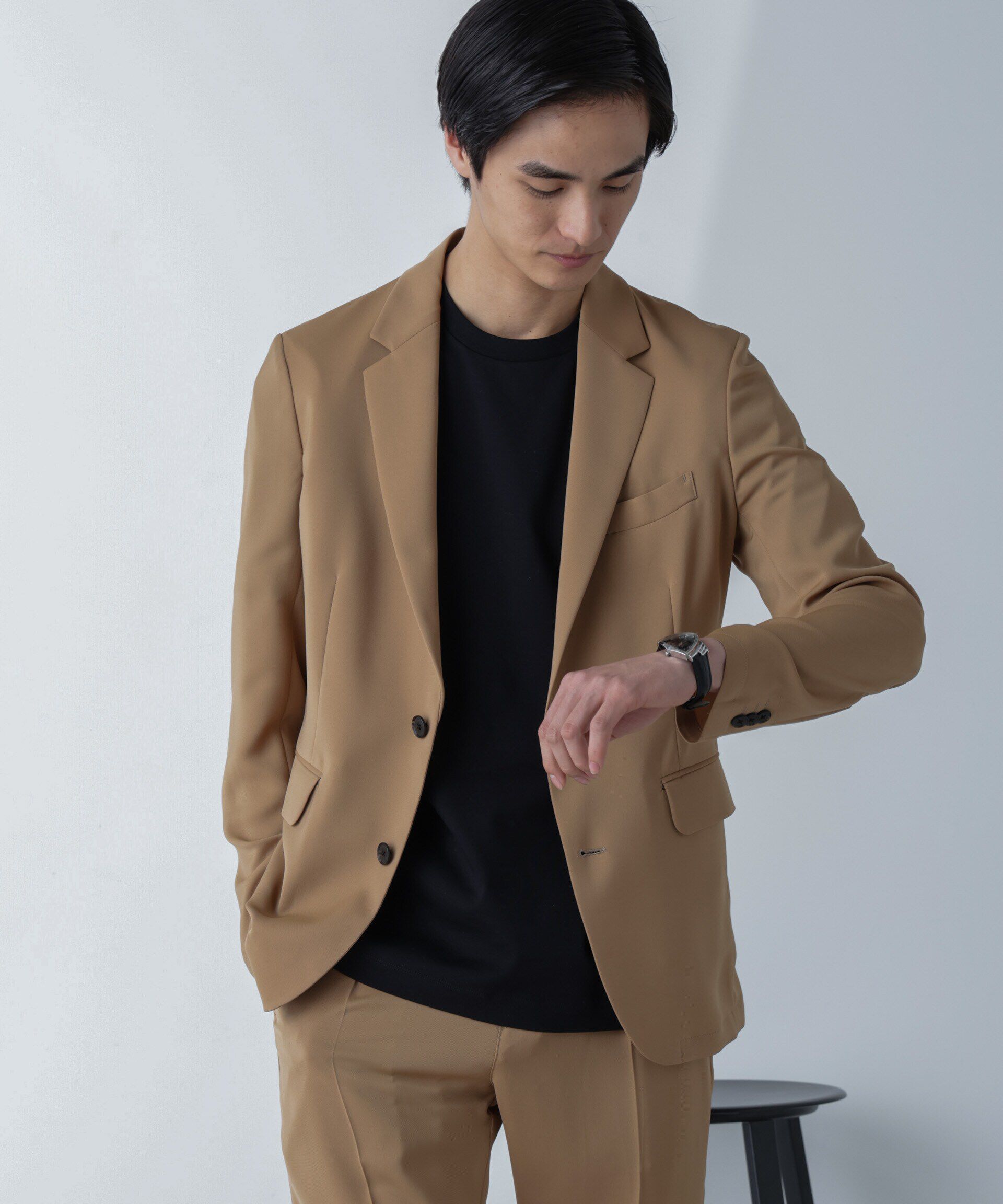 nano･universe「「Damerino」ライトウェイトストレッチセットアップ」|スーツ|